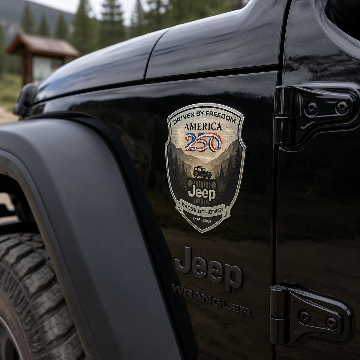Jeep Anniversary Honor Vinyl Car Magnet TN2608271536