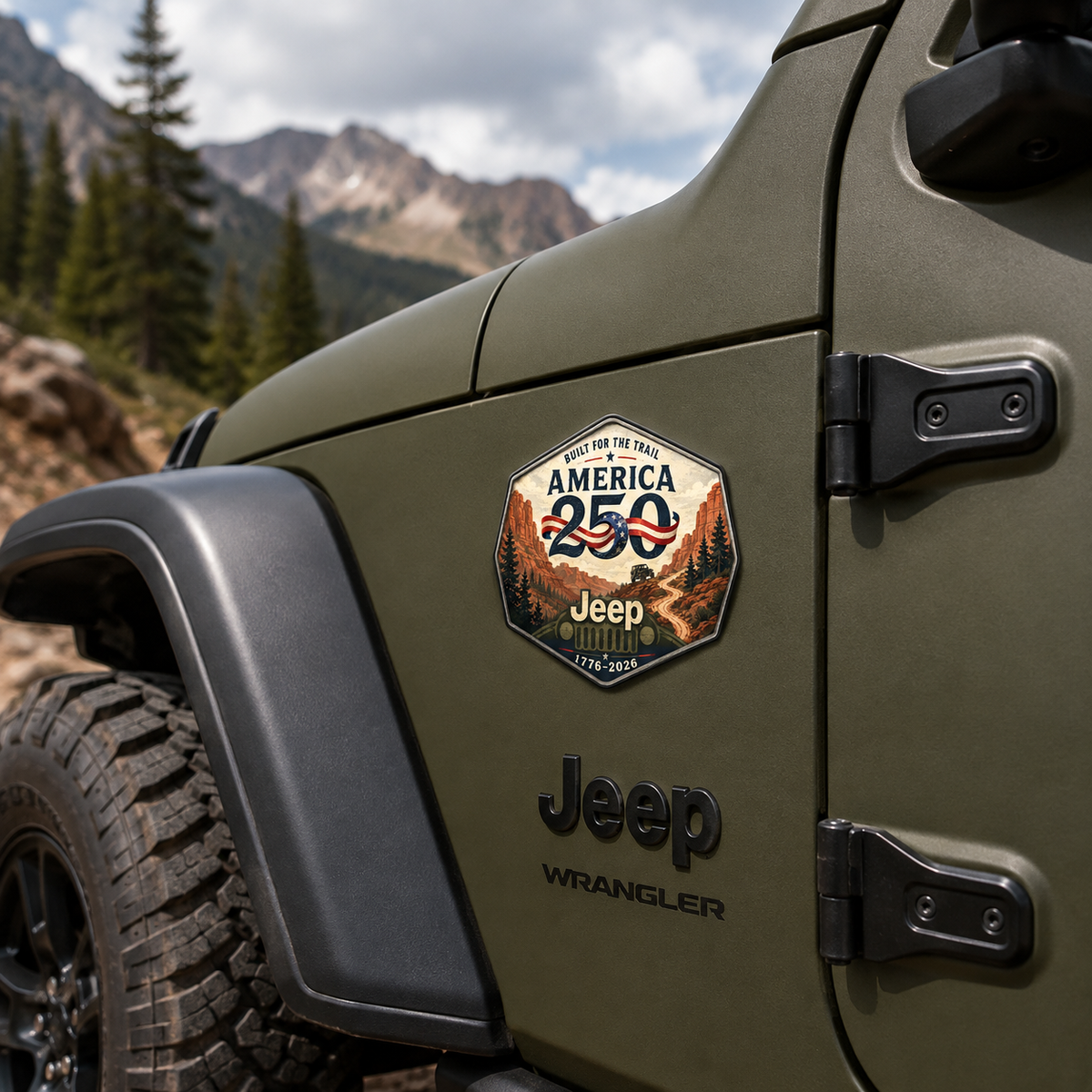 Jeep Anniversary Honor Vinyl Car Magnet TN2608271536