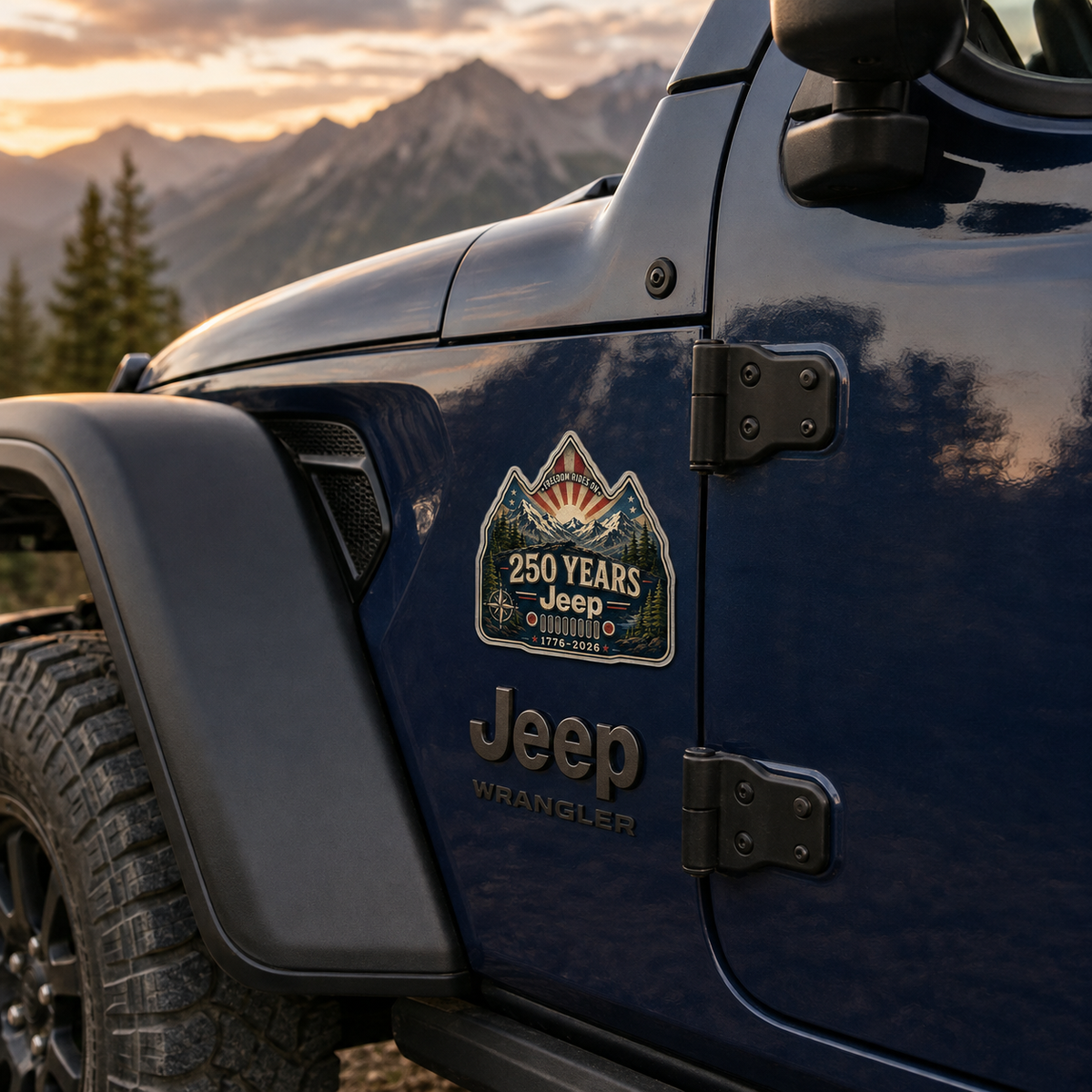 Jeep Anniversary Honor Vinyl Car Magnet TN2608271536