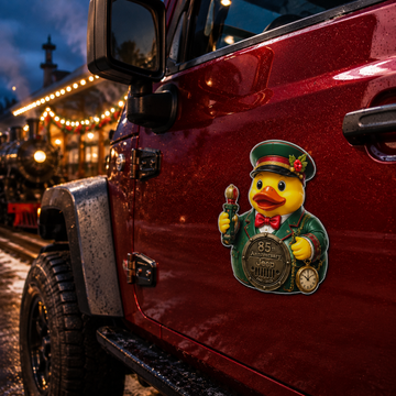 Jeep 85th anniversary Christmas duck vinyl magnet V5 TN2608271537