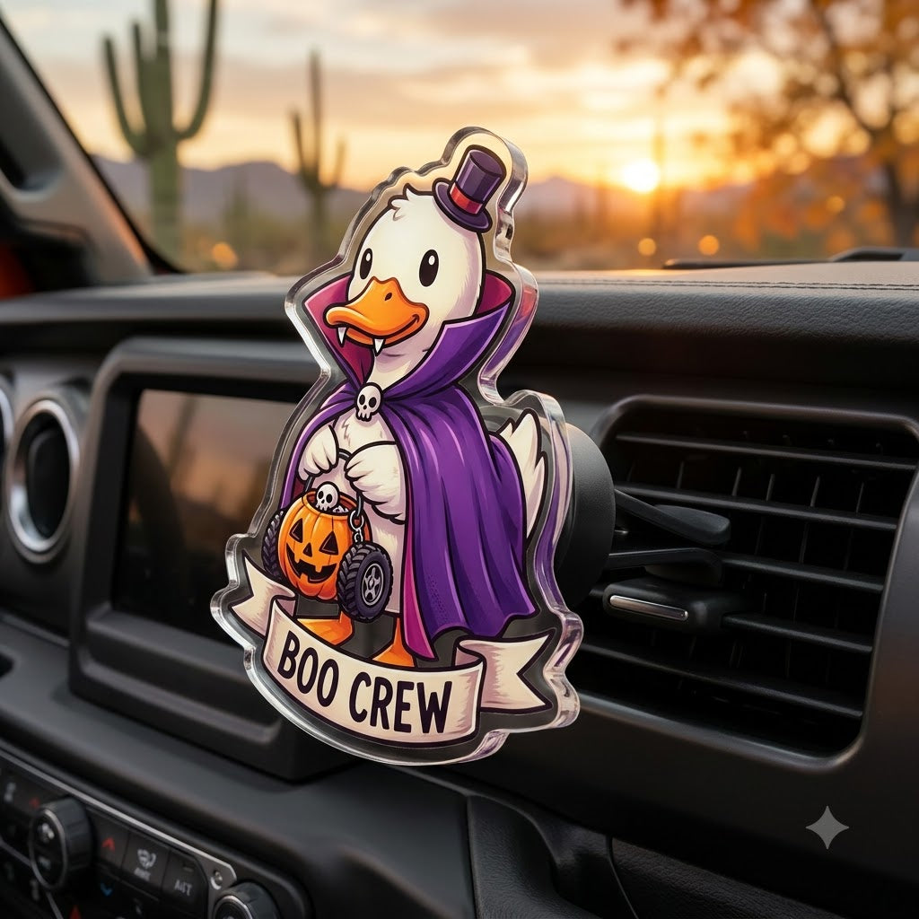Halloween Duck Acrylic Car Air Vent Clip-DN2808261119