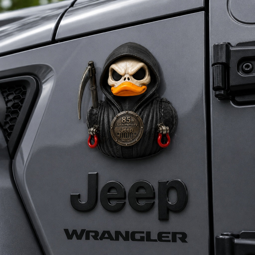 Jeep Halloween 85th Anniversary Grim Reaper Duck Acrylic Magnet TN2608271434