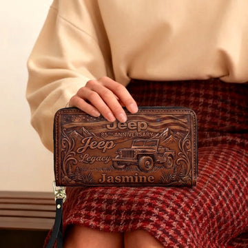 Jeep Legacy Personalized Leather Bag + Free Wallet TN2407261359