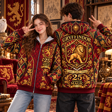 Hapo Enchanted Legacy 25 Years Of Magic Gifts For Wizard Fans - Sherpa Zip Hoodie-DN1710260206