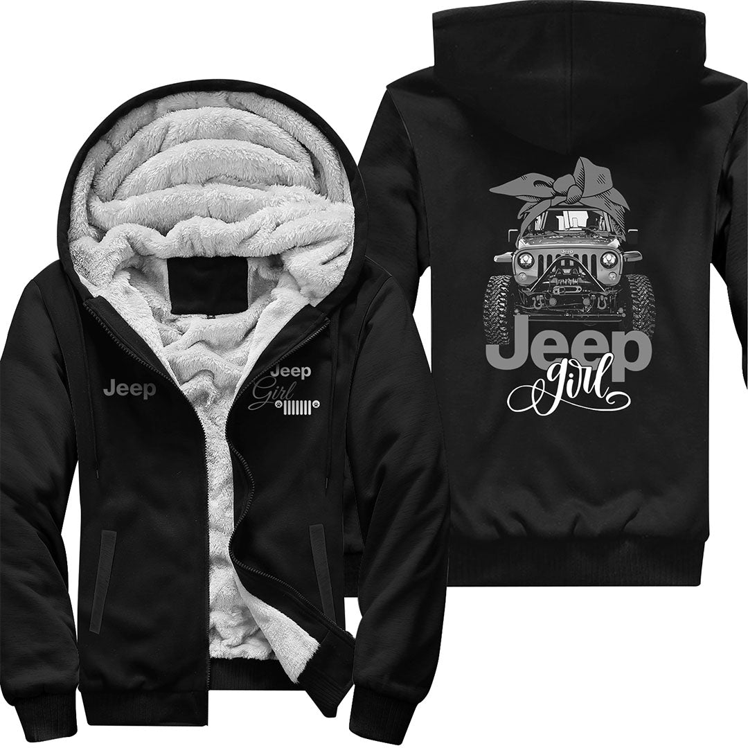 Multicolor Offroad Girl Adventure T-Shirt Zip Hoodie Supler Store