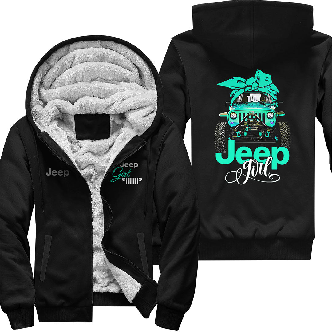 Multicolor Offroad Girl Adventure T-Shirt Zip Hoodie Supler Store