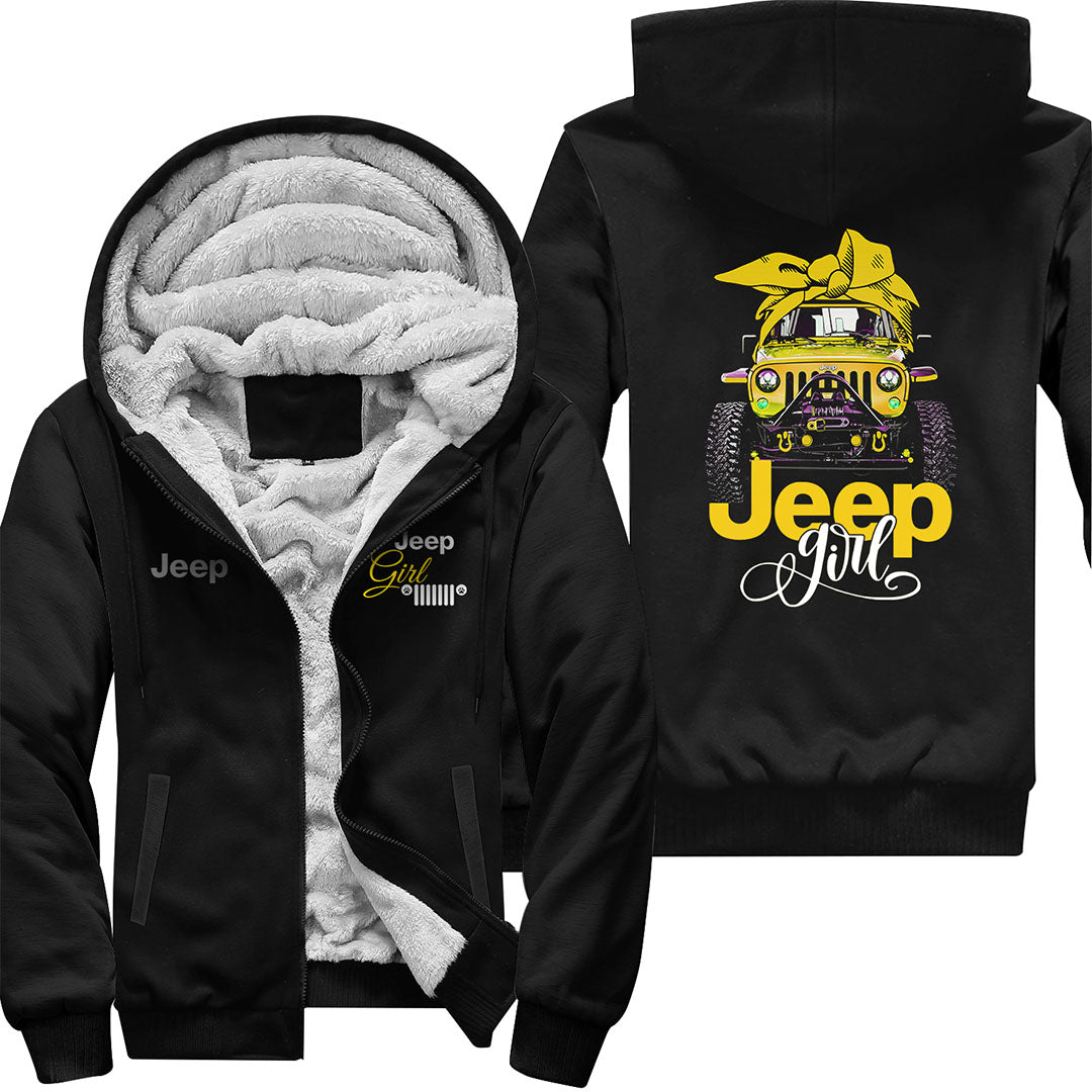 Multicolor Offroad Girl Adventure T-Shirt Zip Hoodie Supler Store
