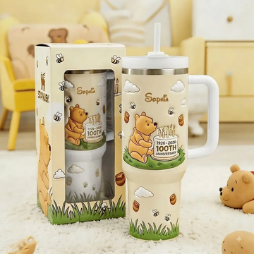 DSNY Honey Bear Celebrate 100th Anniversary - Personalized Tumbler - Gift For Movie Fans HB22041459