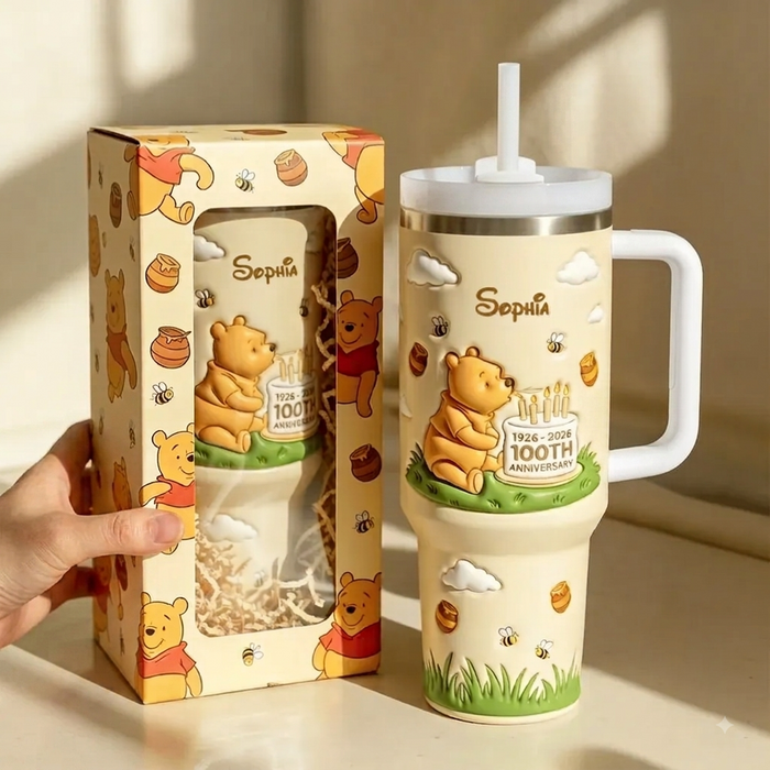 DSNY Honey Bear Celebrate 100th Anniversary - Personalized Tumbler - Gift For Movie Fans HB22041459