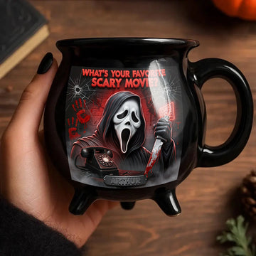Scary Villain Cauldron Mug - Personalized Gifts For Fans Horror Movie TN0309261824