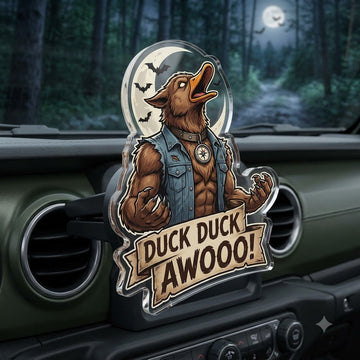 Werewolf Duck Acrylic Car Air Vent Clip-DN2808261121