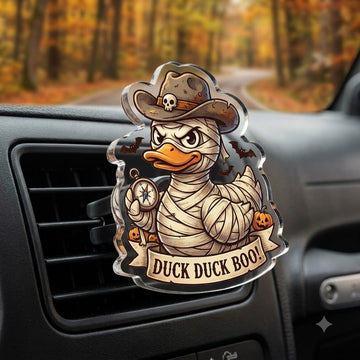 Mummy Duck Acrylic Car Air Vent Clip-DN2808261120