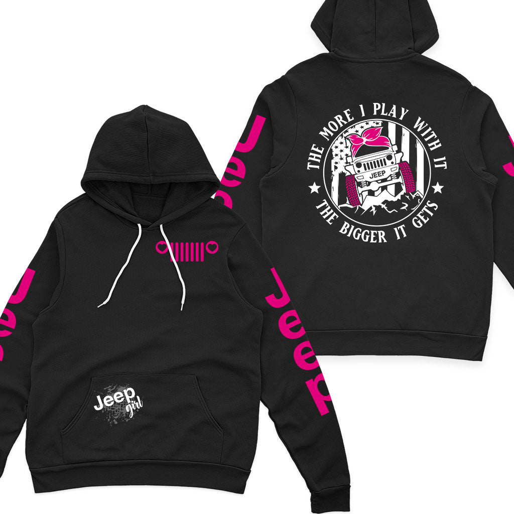 Jeep Multicolor The More I Play With It Offroad Zip Hoodie Supler Store