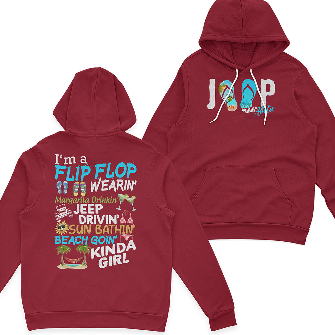 I'm A Flip Flop Margarita Jeep Drivin' Kinda Girl T-Shirt Hoodie TN2407261066