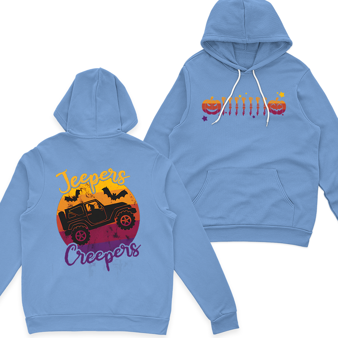 Jeepers Creepers Halloween Witch Pumpkin Grille T-Shirt Hoodie