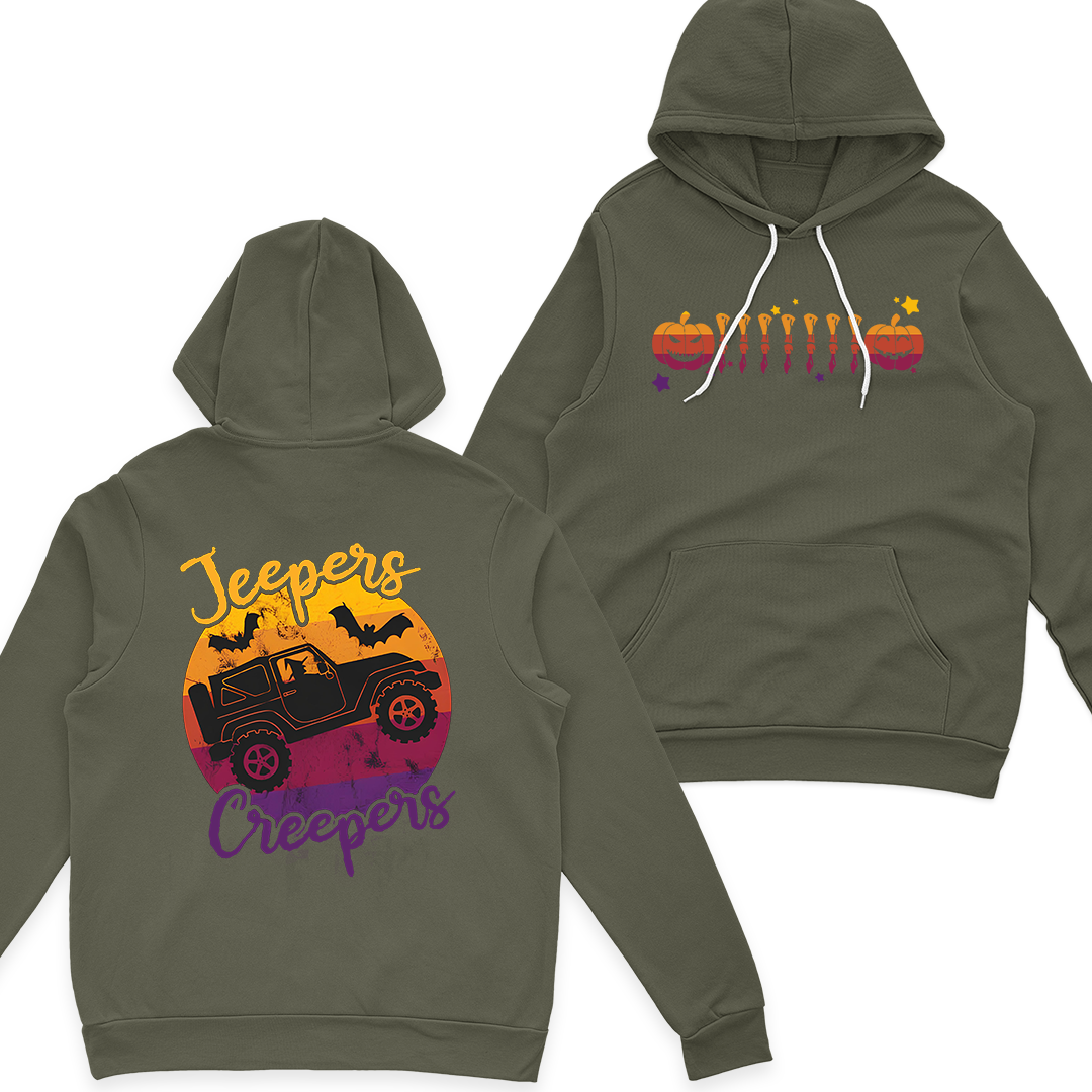 Jeepers Creepers Halloween Witch Pumpkin Grille T-Shirt Hoodie Supler Store