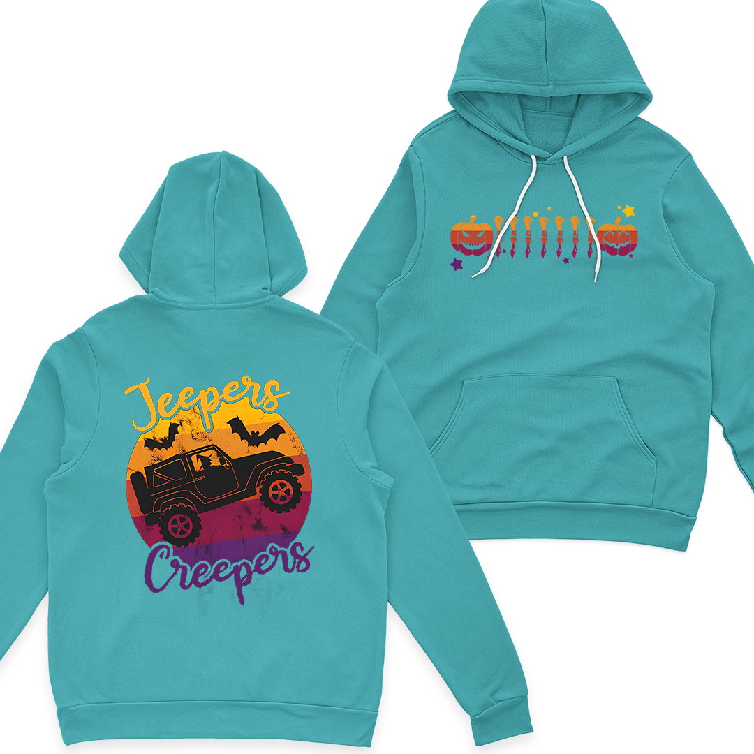 Jeepers Creepers Halloween Witch Pumpkin Grille T-Shirt Hoodie Supler Store