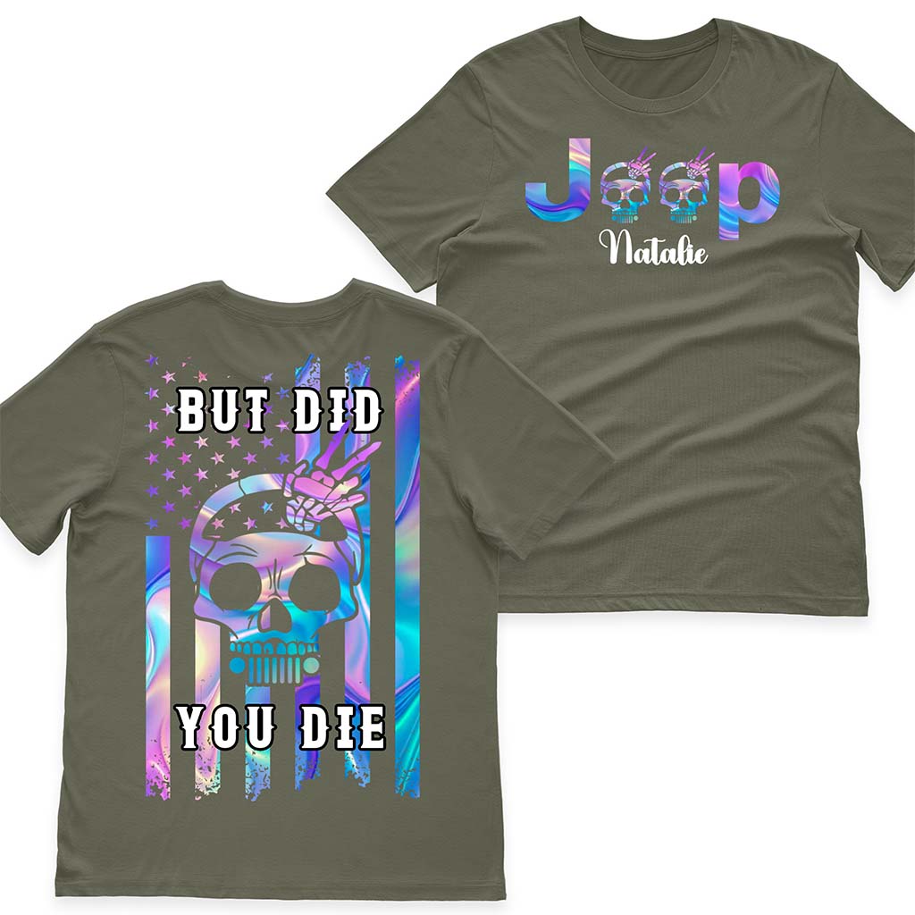 Personalized Jeep But Did You Die Quarter Zip Hoodie Supler Store