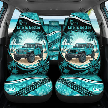 Life Is Better In A Jeep Car Seat Cover TN0508261516