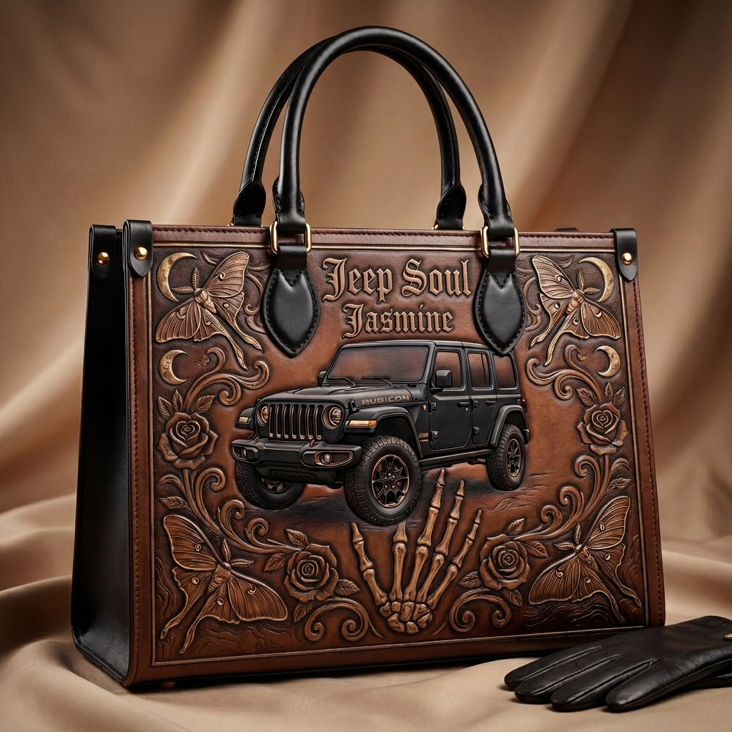 Jeep Soul Personalized Leather Bag + Free Wallet TN2407261355