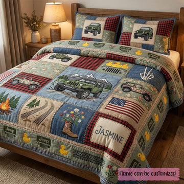 Got Duck Personalized Quilted Bedding Set TN0608261542