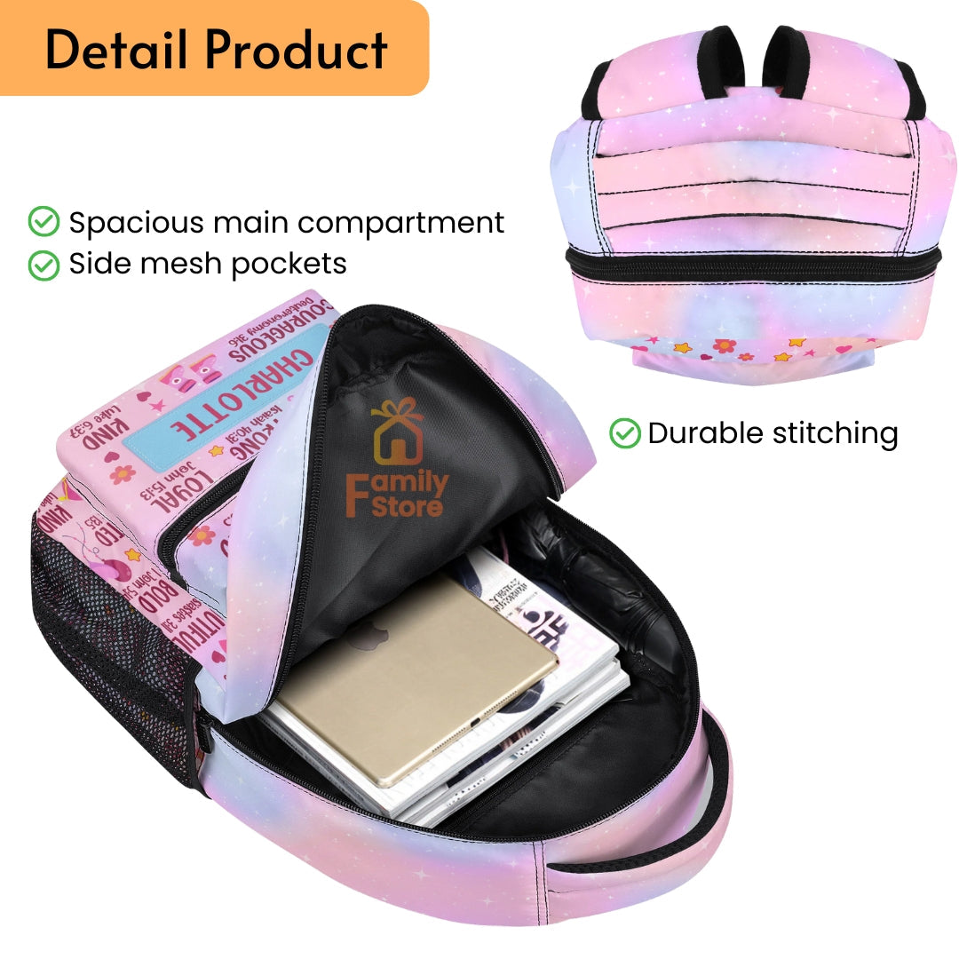 Back To Kindergarten And Beyond - Personalized Kid Backpack - Back To School Gift For Kids - DSNY