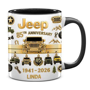 Jeep 85th Anniversary Personalized Accent Mug DN1408261641