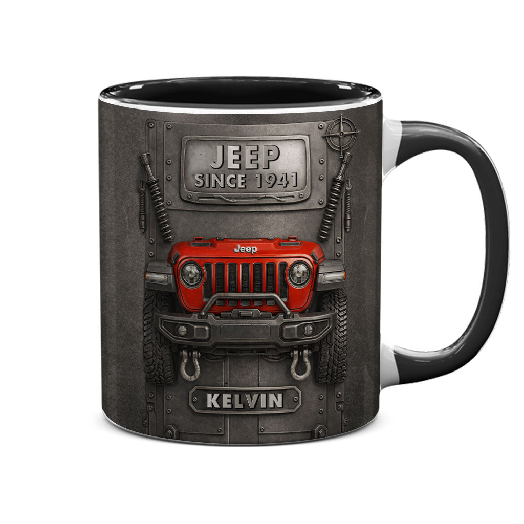 Personalized Jeep Since 1941 Coffee Accent Mug DN1408261655