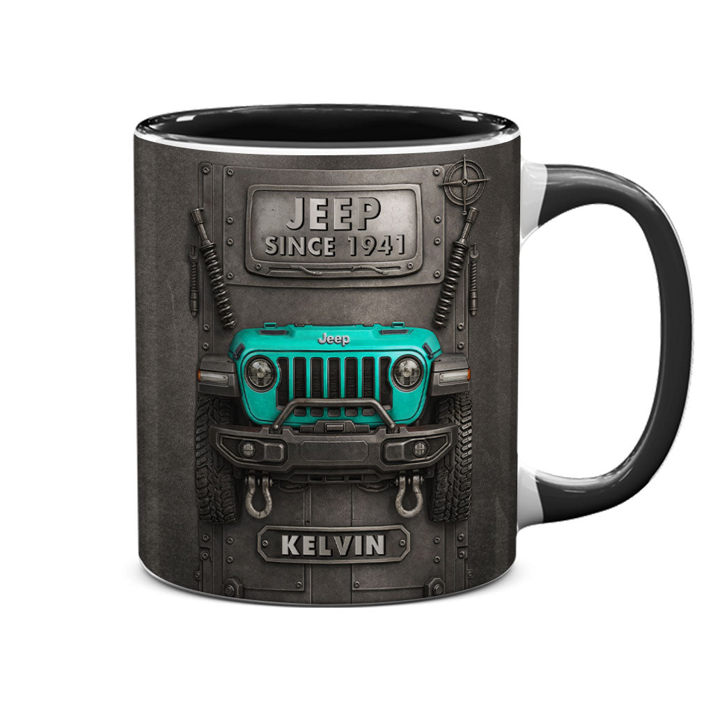 Personalized Jeep Since 1941 Coffee Accent Mug DN1408261655