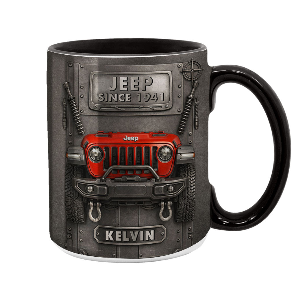 Personalized Jeep Since 1941 Coffee Accent Mug DN1408261655