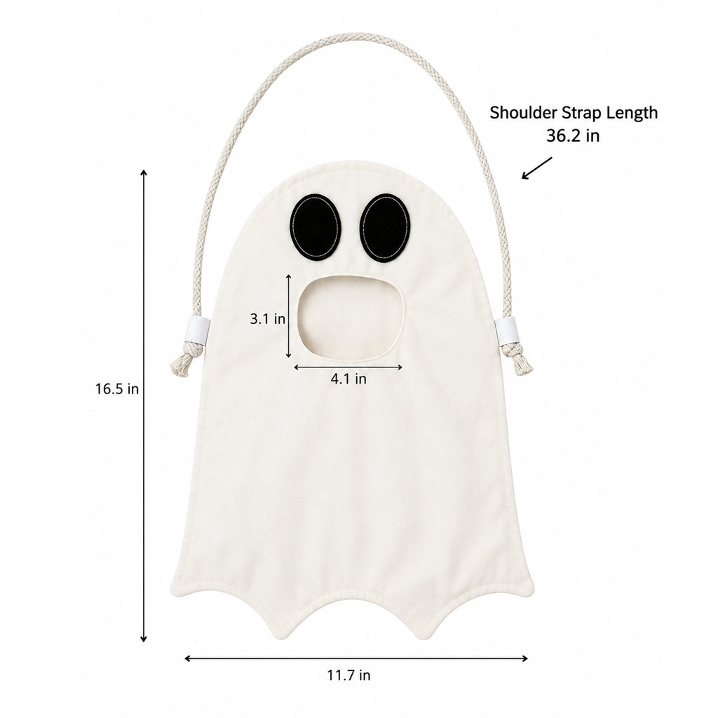 Custom Name Ghost Halloween Candy Bag-DN2908261019