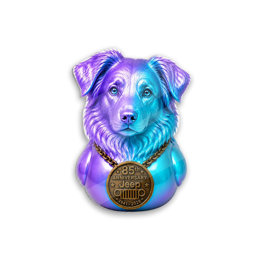 Jeep 85th Anniversary Dog Duck Acrylic Magnet TN2608271507