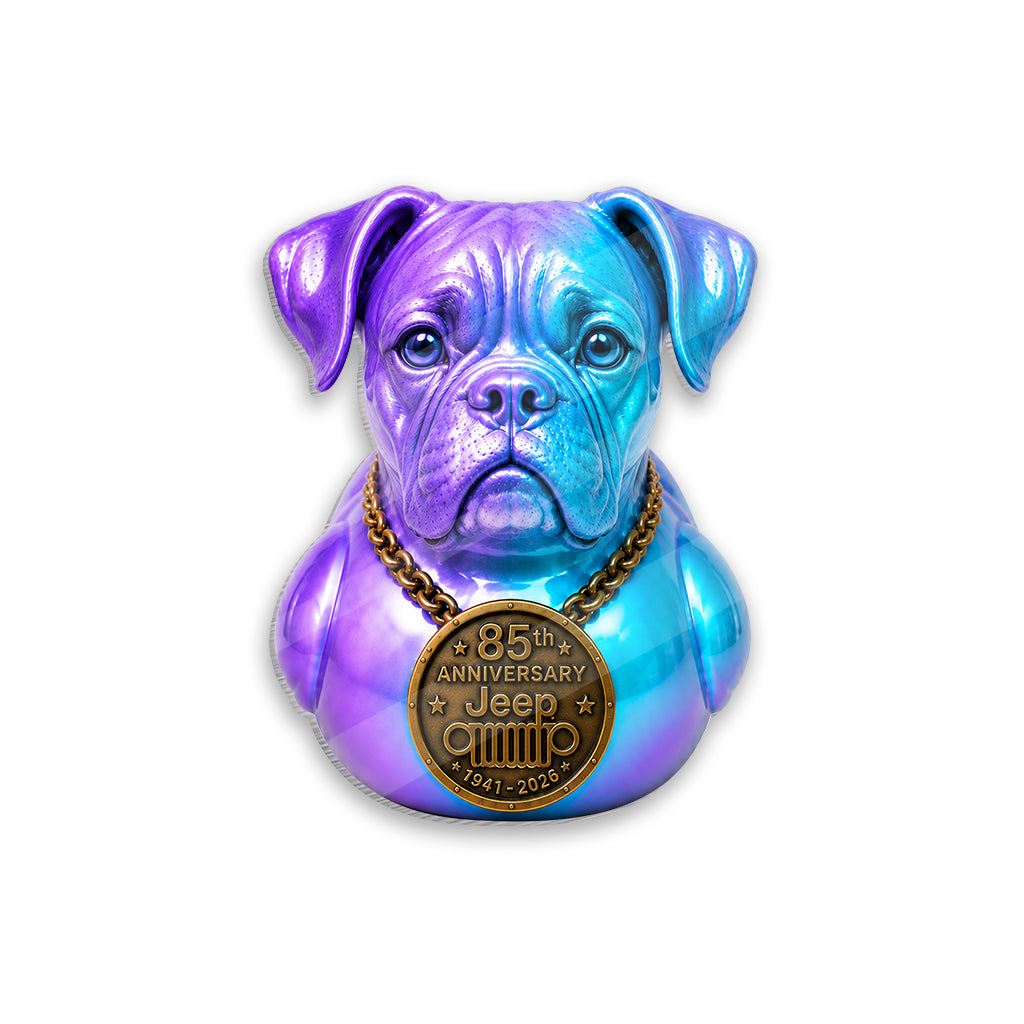 Jeep 85th Anniversary Dog Duck Acrylic Magnet TN2608271507