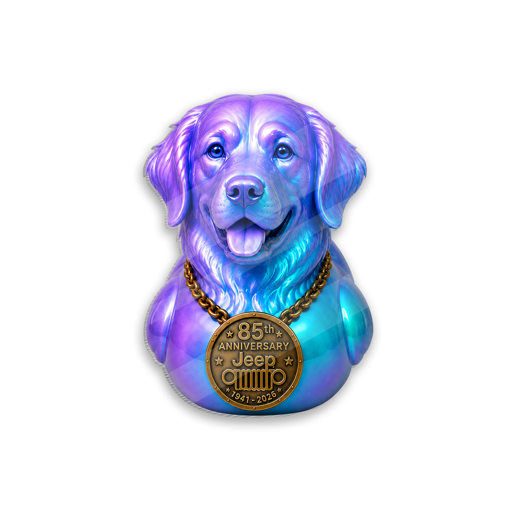 Jeep 85th Anniversary Dog Duck Acrylic Magnet TN2608271507