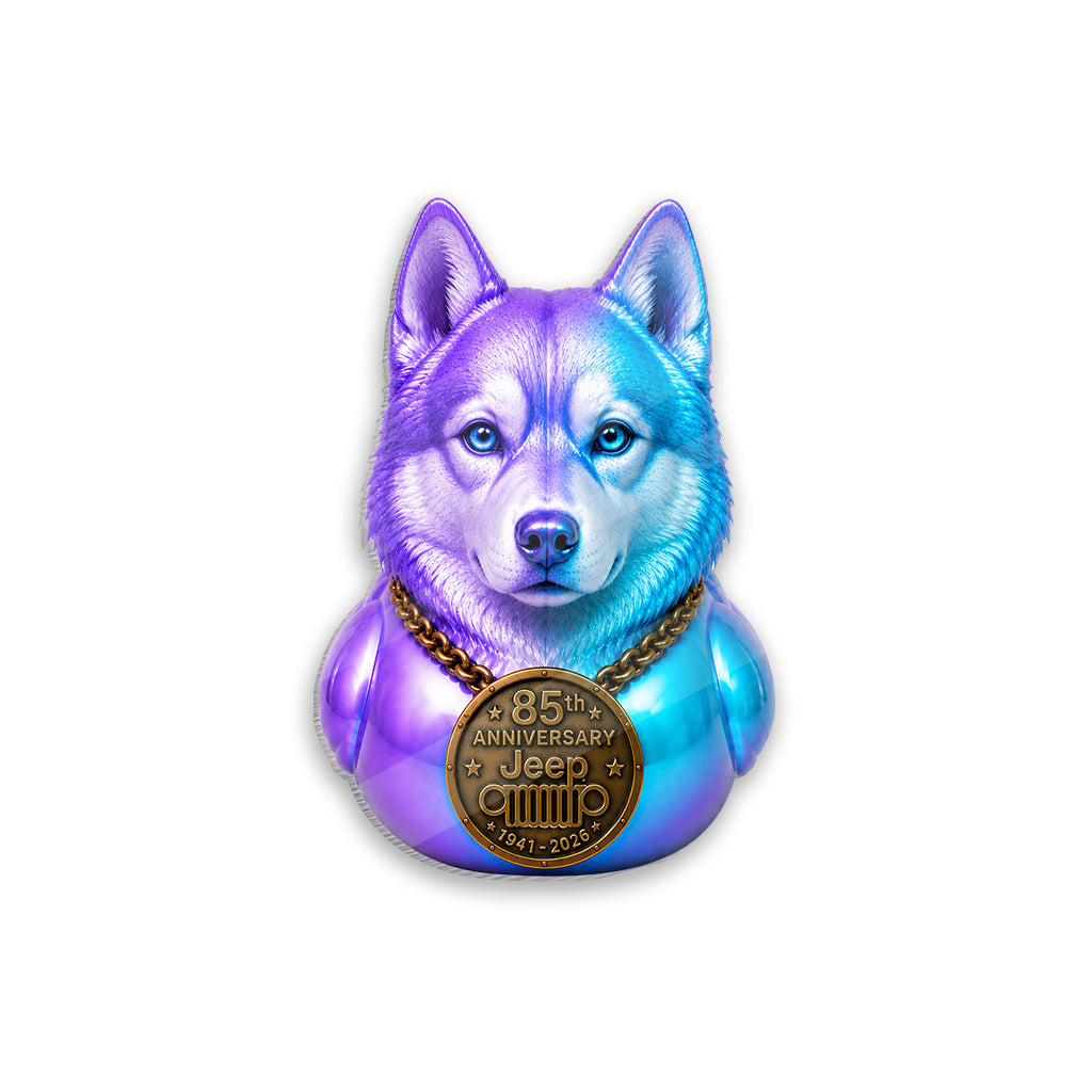 Jeep 85th Anniversary Dog Duck Acrylic Magnet TN2608271507
