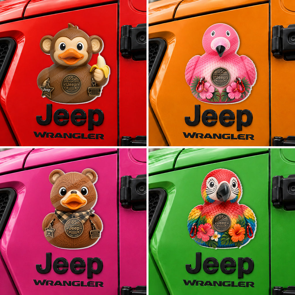 Jeep 85th Anniversary Unicorn Duck Acrylic Magnet TN2608271504