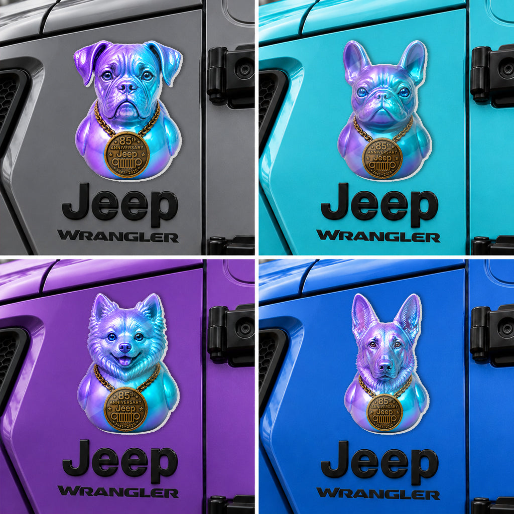 Jeep 85th Anniversary Dog Duck Acrylic Magnet TN2608271507