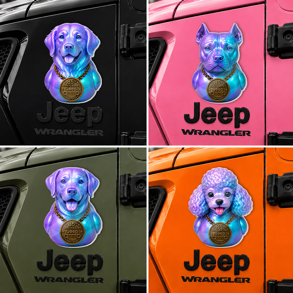 Jeep 85th Anniversary Dog Duck Acrylic Magnet TN2608271507