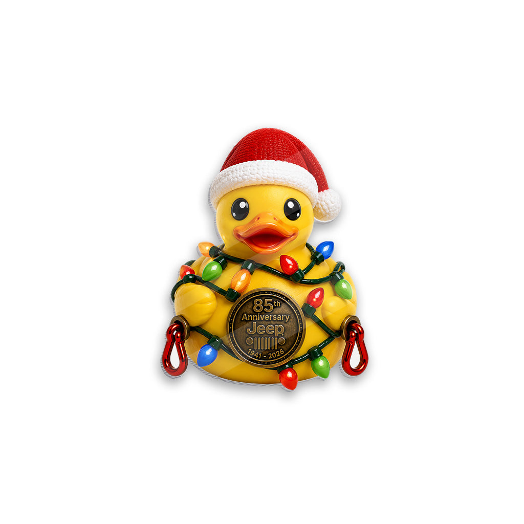 Jeep Christmas Tree Duck 85th Anniversary Acrylic Magnet TN2608271518