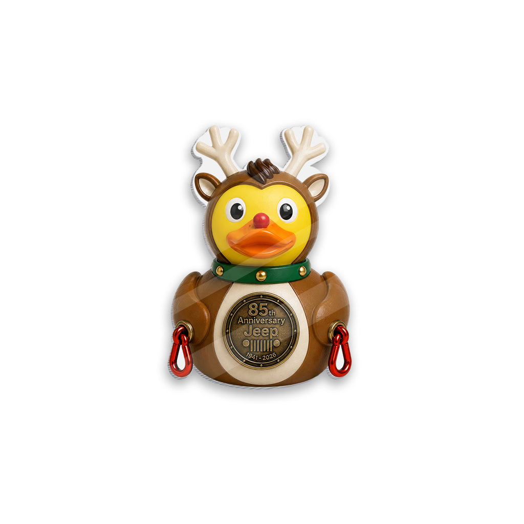 Jeep Christmas Tree Duck 85th Anniversary Acrylic Magnet TN2608271518