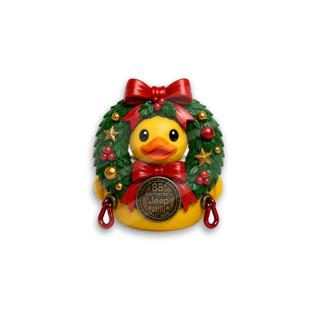 Jeep Christmas Tree Duck 85th Anniversary Acrylic Magnet TN2608271518