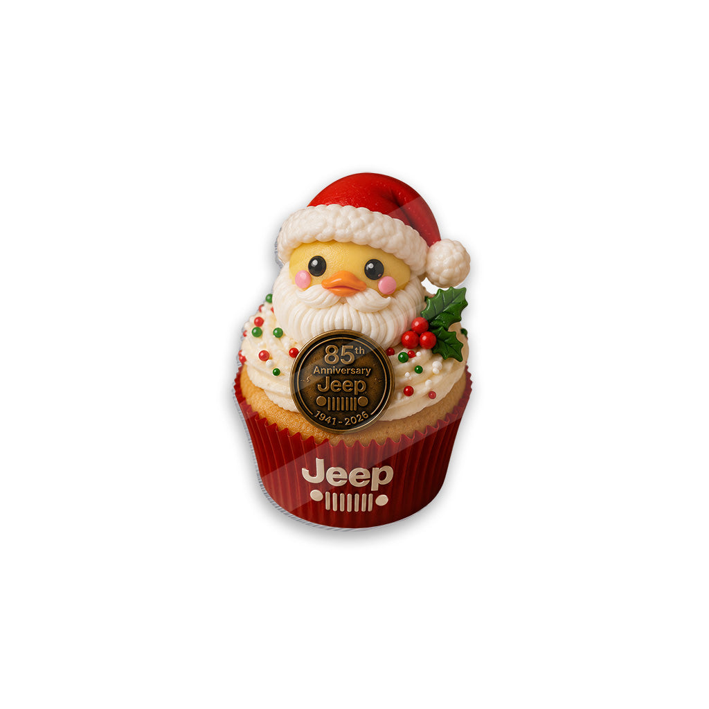 Jeep Christmas Hot Cocoa Duck 85th Anniversary Acrylic Magnet TN2608271517