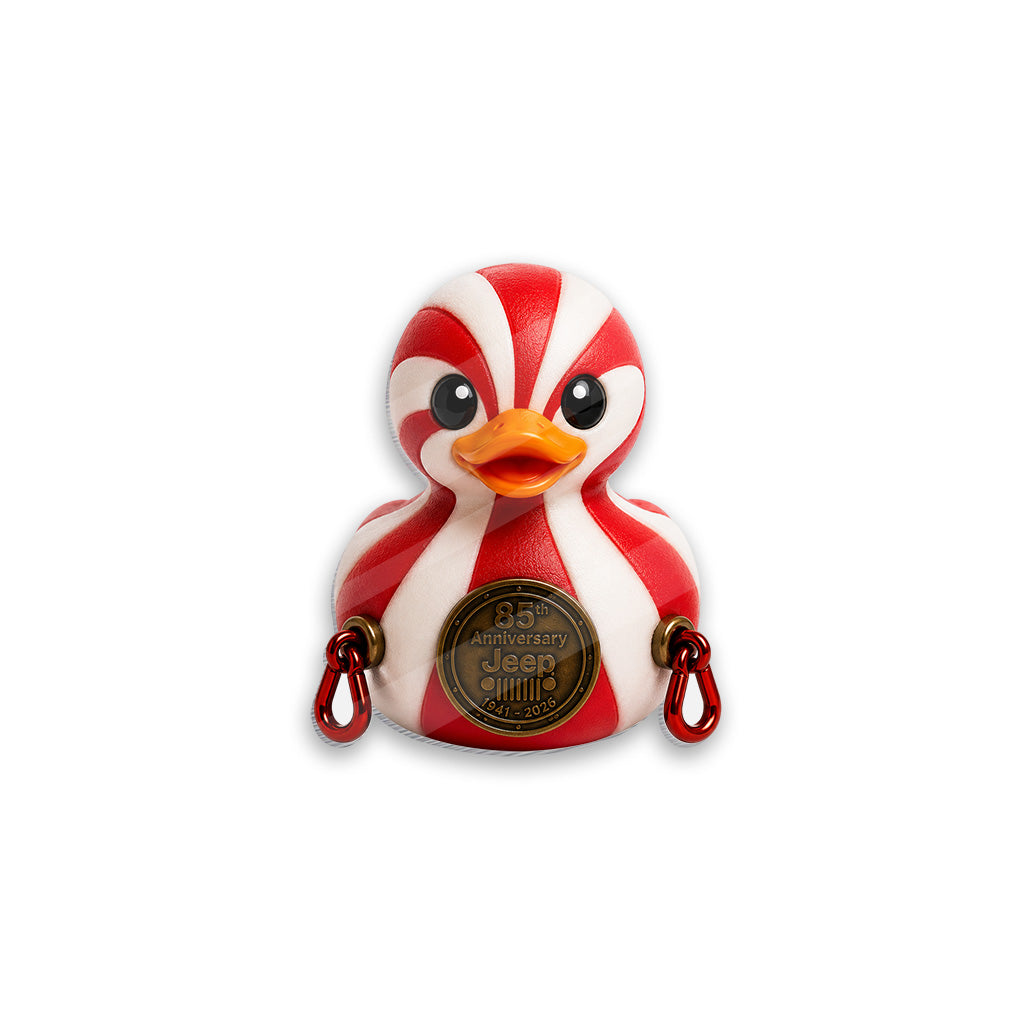 Jeep Christmas Hot Cocoa Duck 85th Anniversary Acrylic Magnet TN2608271517