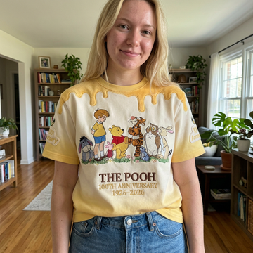 DSNY Honey Bear Celebrate 100 Years Of Magic Friendship - Personalized All Over Shirt - Anniversary Gift For Movie Fans NL122