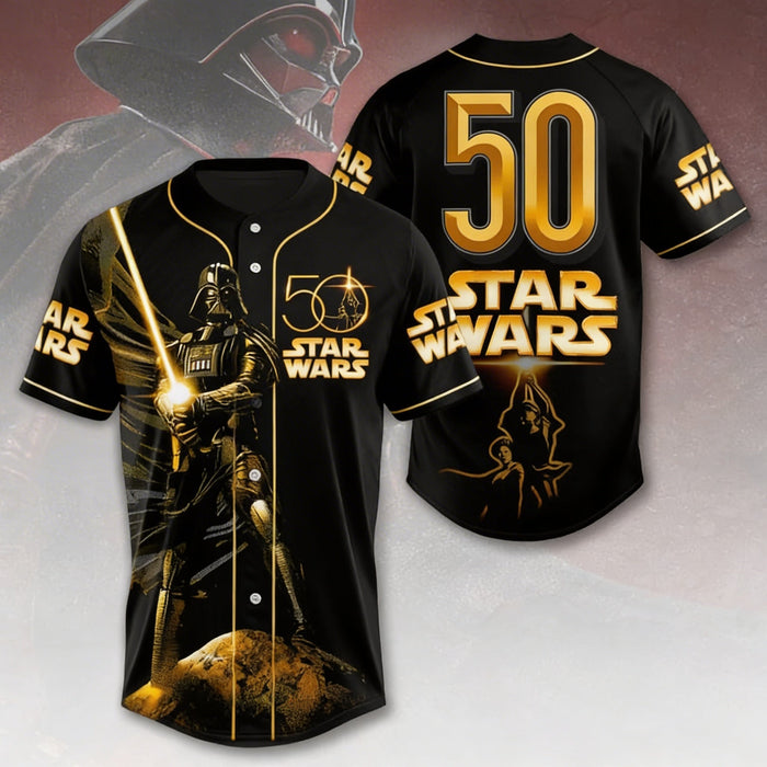 Stwa Galazy Star Celebrating 50th Anniversary - Personalized Baseball Jersey - Gift For Movie Fans NL122