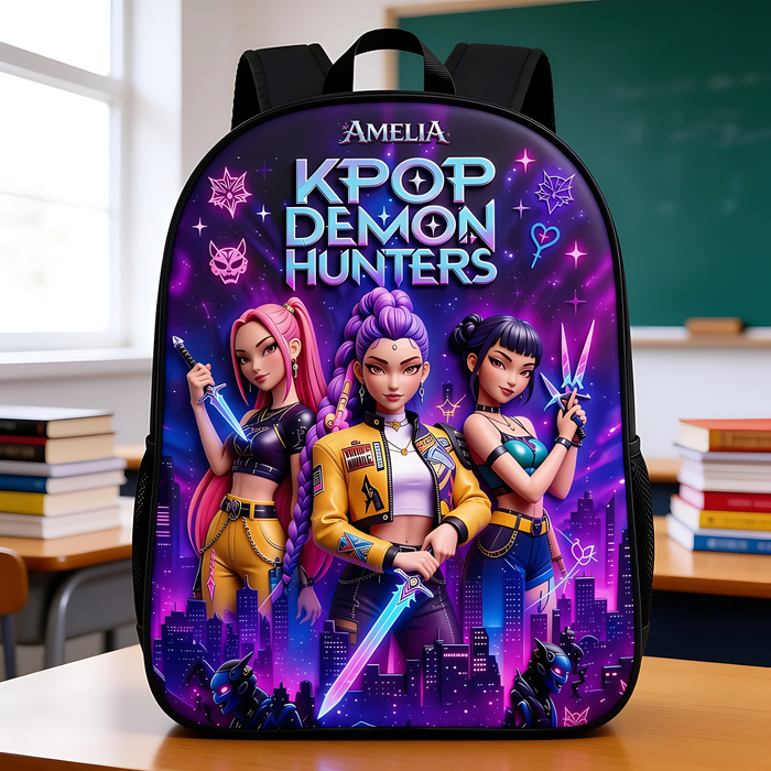 Just Loves Fantasy Girl - Personalized Backpack, Lunch Bag, Pencil Case & Water Bottle - Back To School Gifts