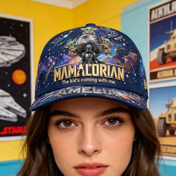 Stwa Galaxy Star Warrior Mom - Personalized Classic Cap - Gift For Mom, Movie Fans NL122