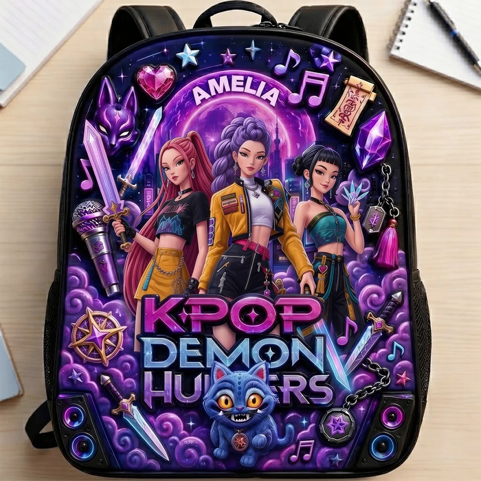 Just Loves Fantasy Girl - Personalized Backpack, Lunch Bag, Pencil Case & Water Bottle - Back to School Gifts