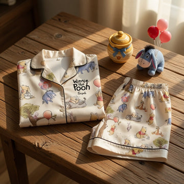 DSNY Just Loves Honey Bear - Personalized Short Pajama - Gift For Mother's Day, Movie Fans NL122