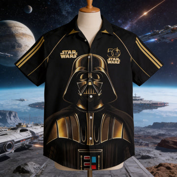 Stwa Galaxy Star Celebrate 50 Years Of Wariors - Personalized Hawaiian Shirt - Gift For Movie Fans NL122